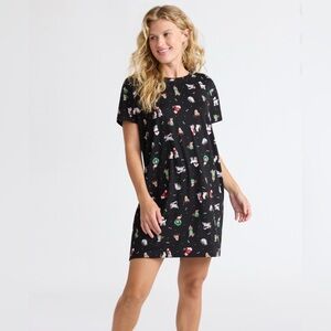 Joyspun Black Soot Dog Sleep Shirt L/XL 🐶 Super Soft & Cozy!